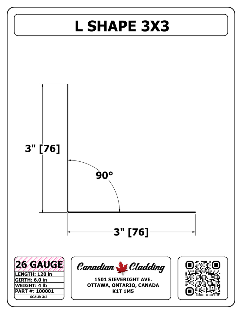L SHAPE 3X3