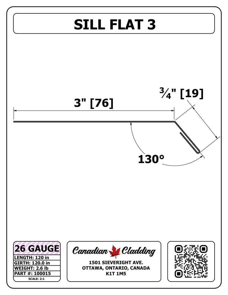 SILL FLAT 3
