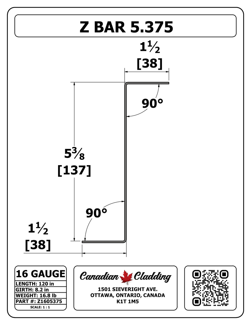 Z BAR 5.375
