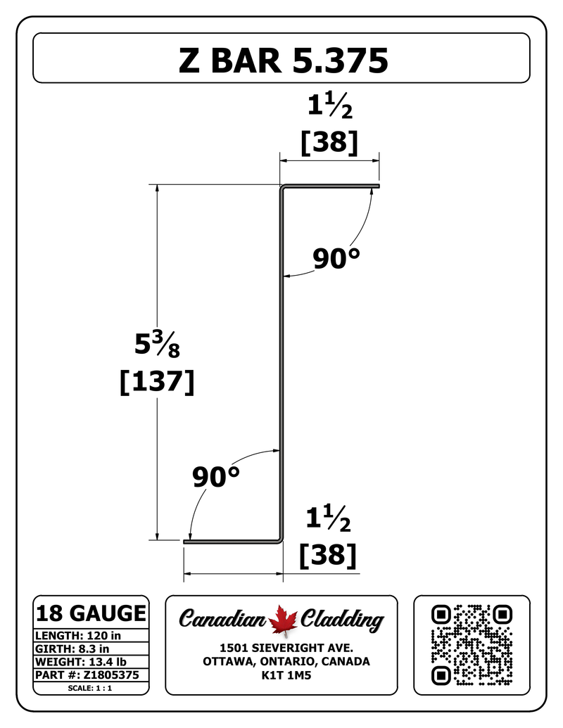 Z BAR 5.375