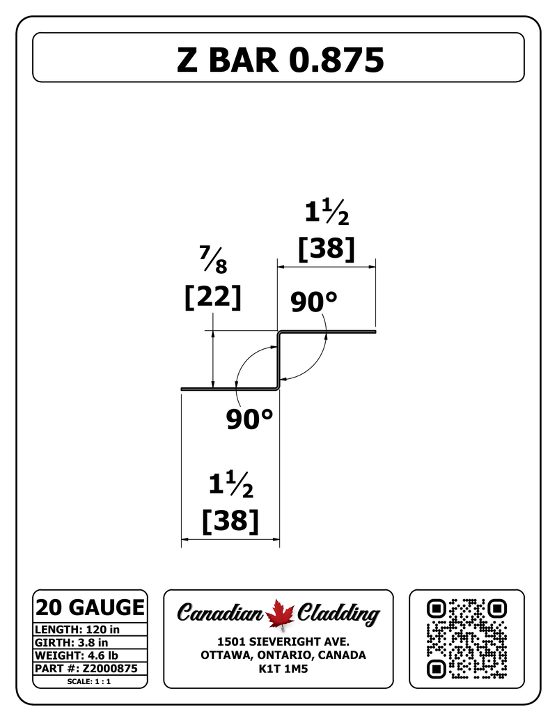 Z BAR 0.875