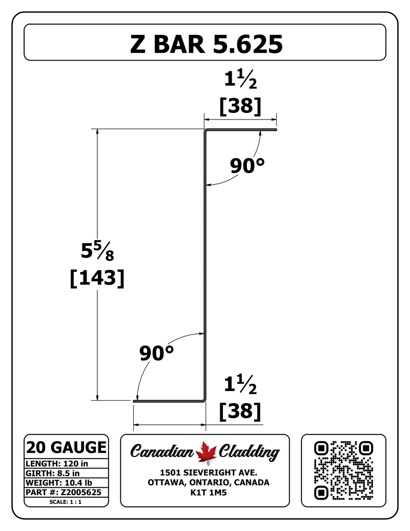 Z BAR 5.625