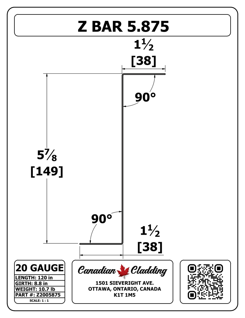 Z BAR 5.875