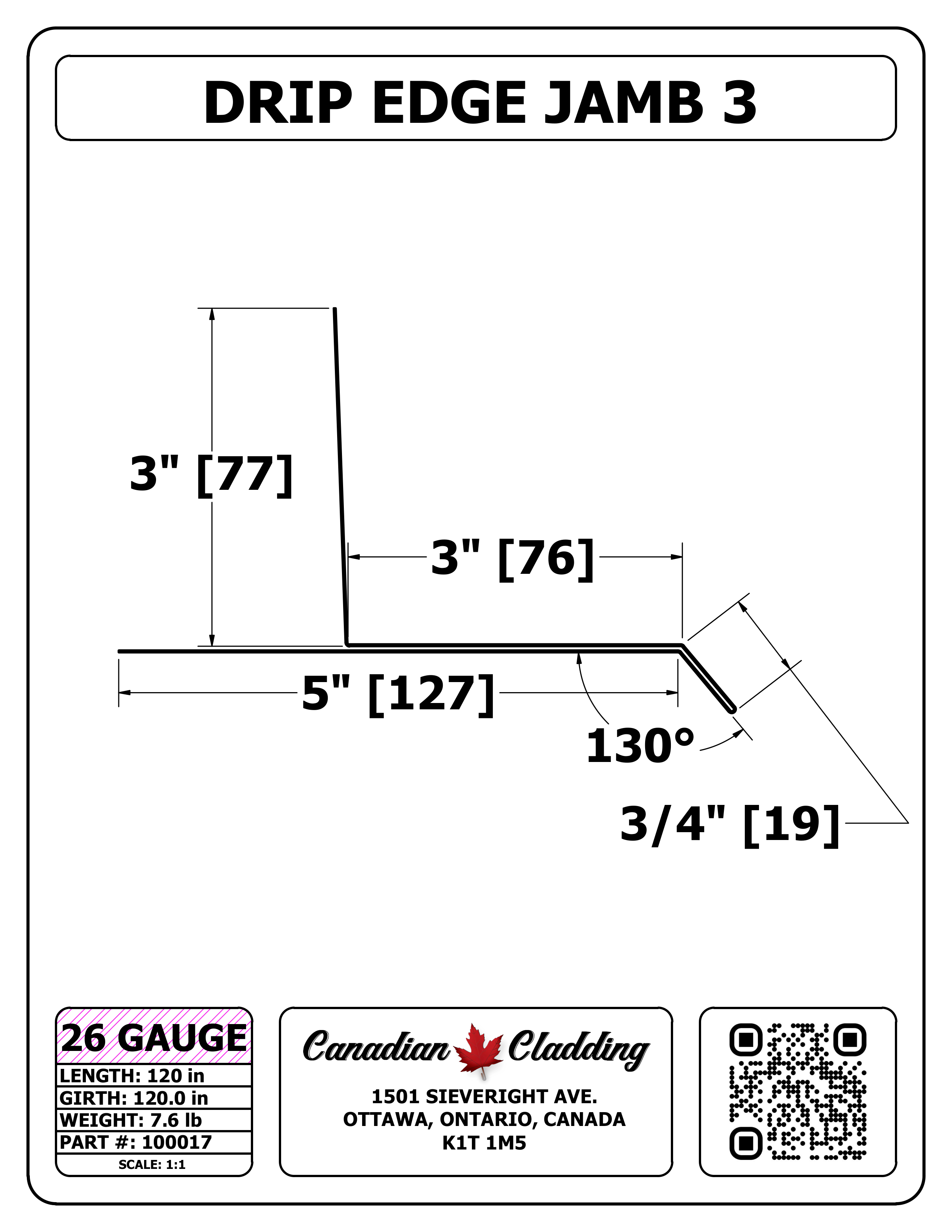 DRIP EDGE JAMB 3