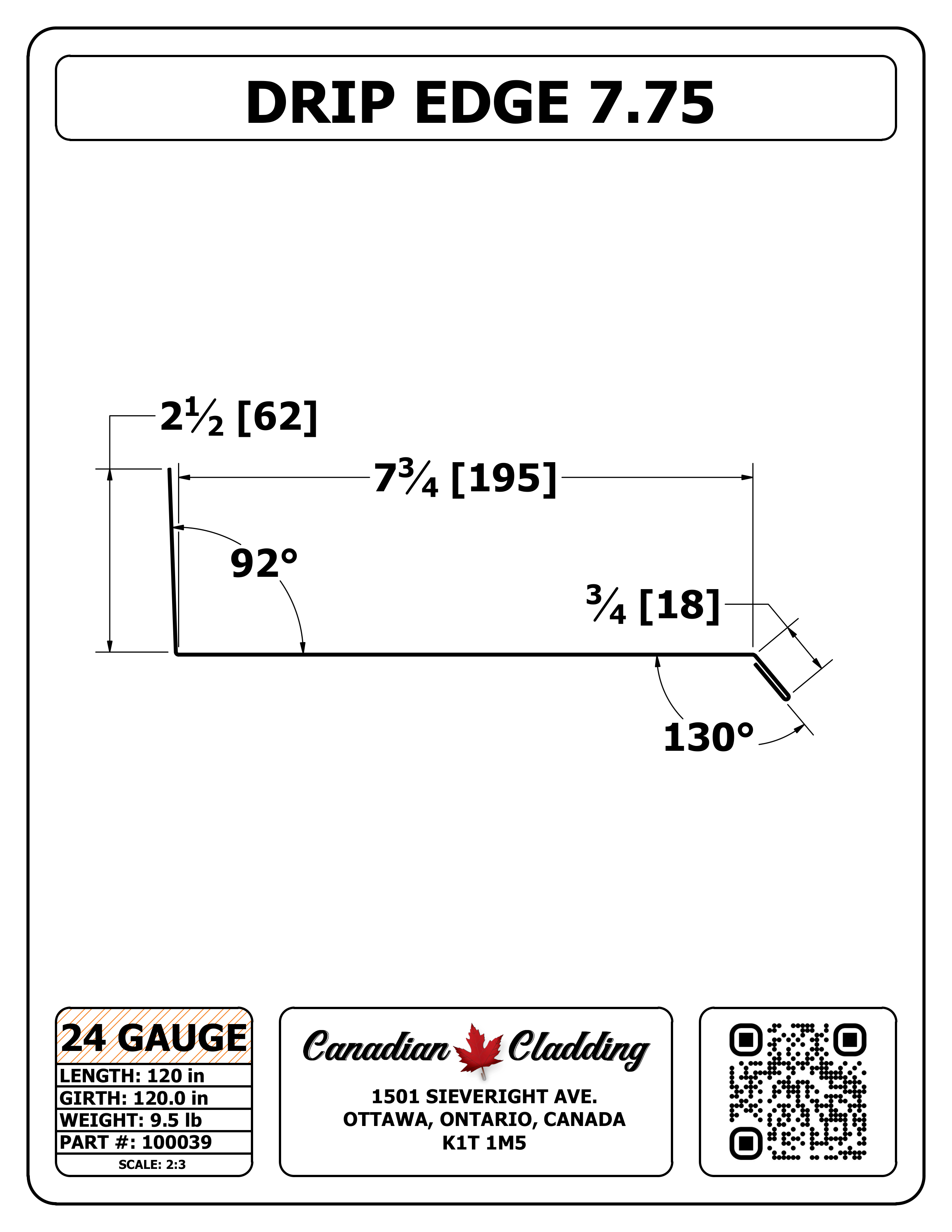 DRIP EDGE 7.75