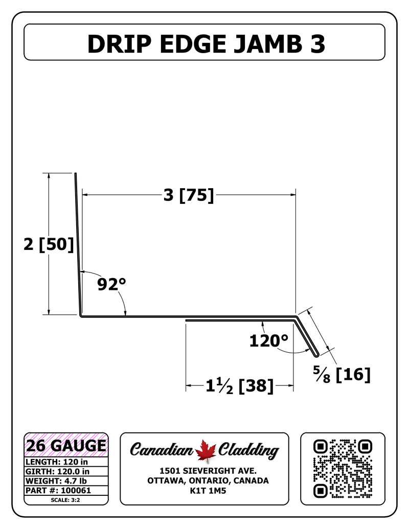 DRIP EDGE JAMB 3