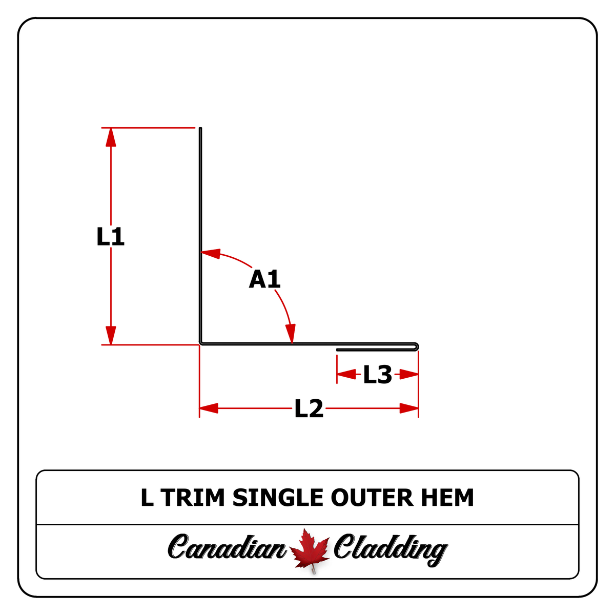 L Shape Single Outer Hem