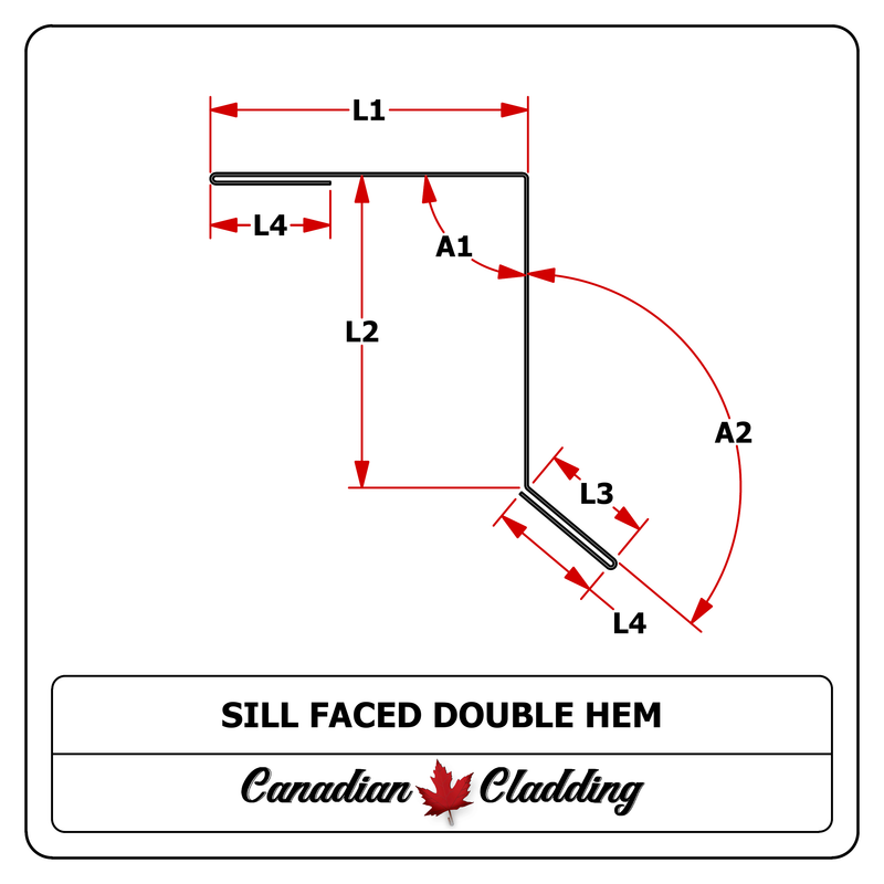Sill Faced Double Hem