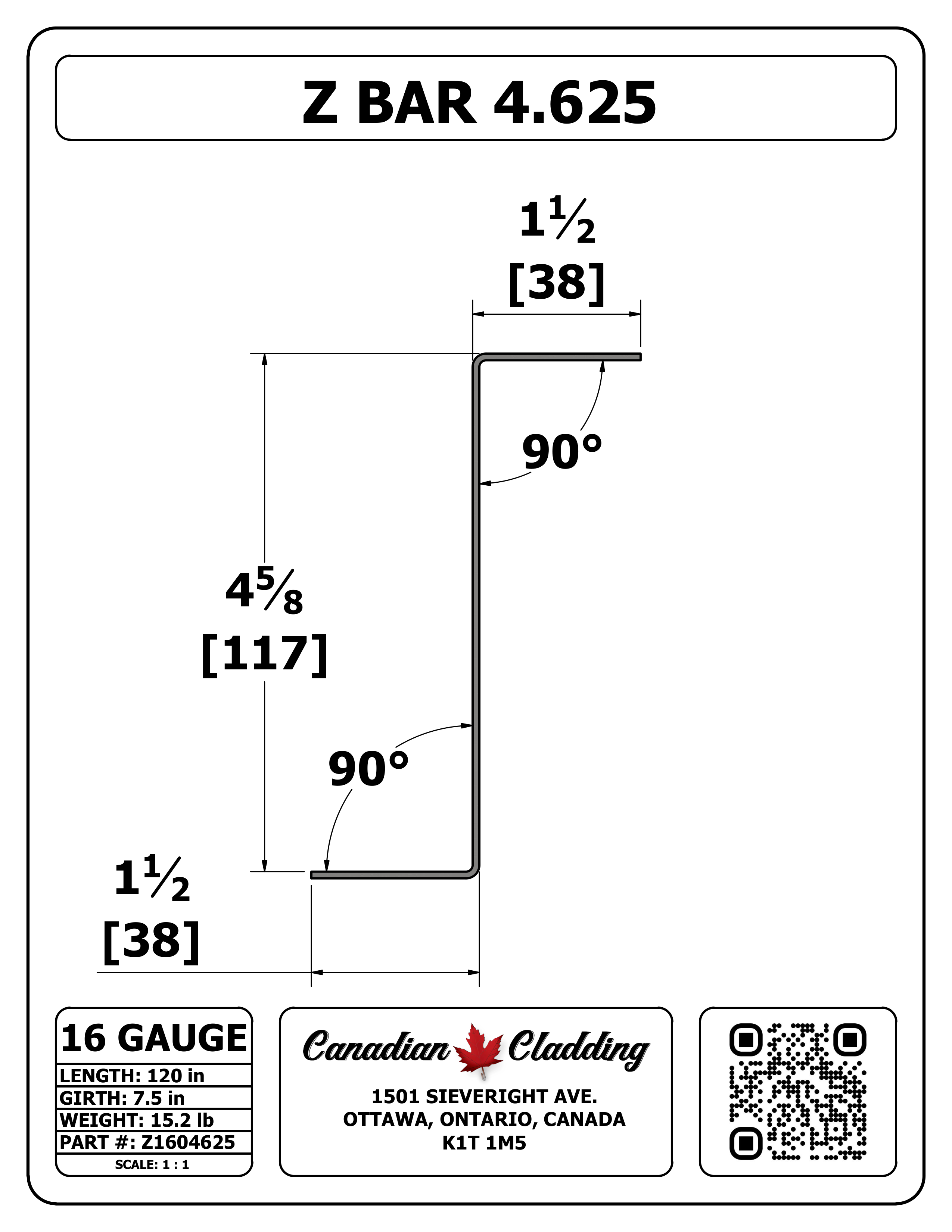 Z BAR 4.625