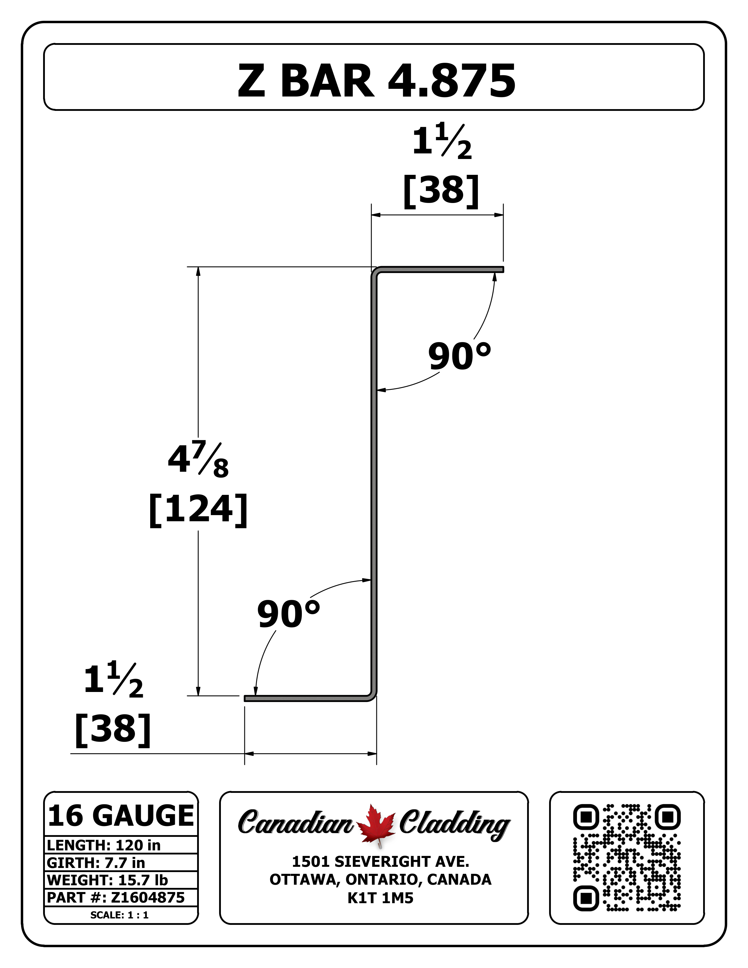 Z BAR 4.875