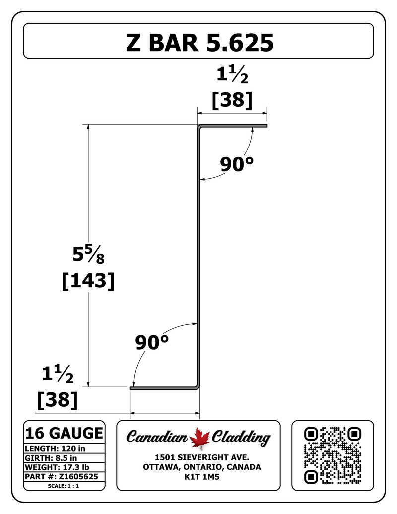 Z BAR 5.625