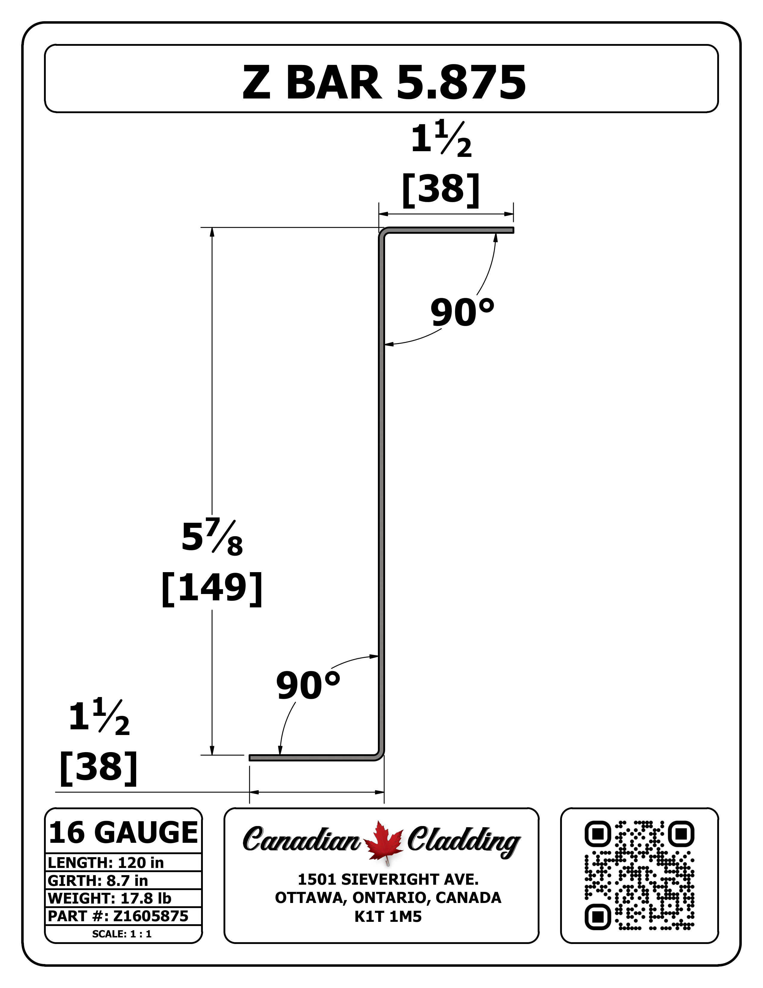 Z BAR 5.875