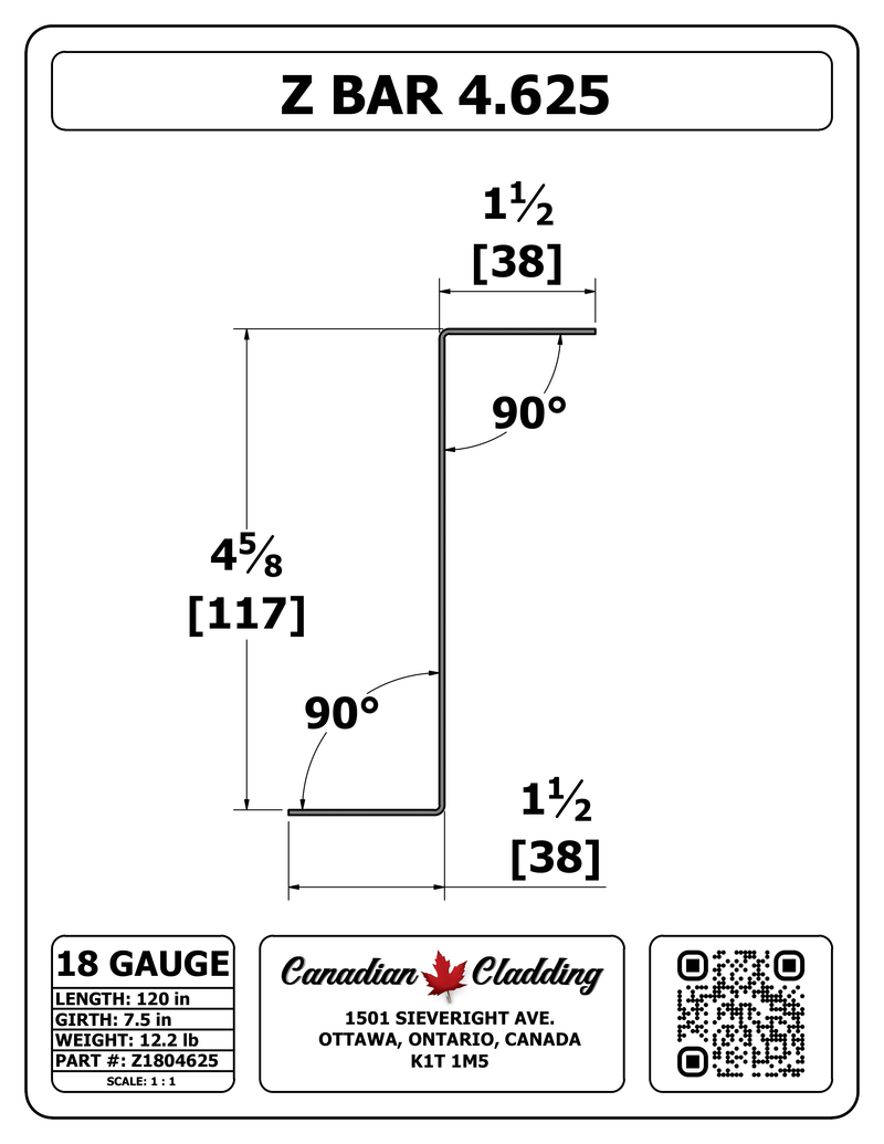 Z BAR 4.625