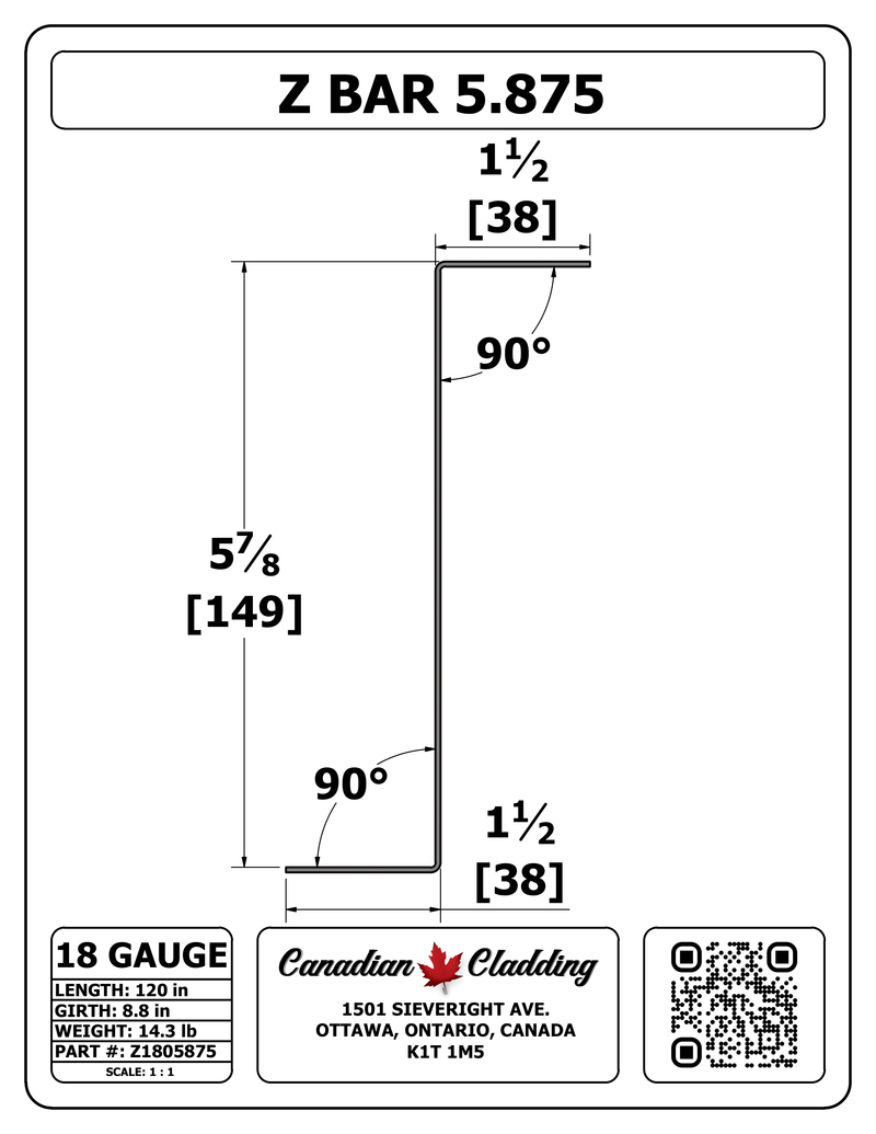 Z BAR 5.875