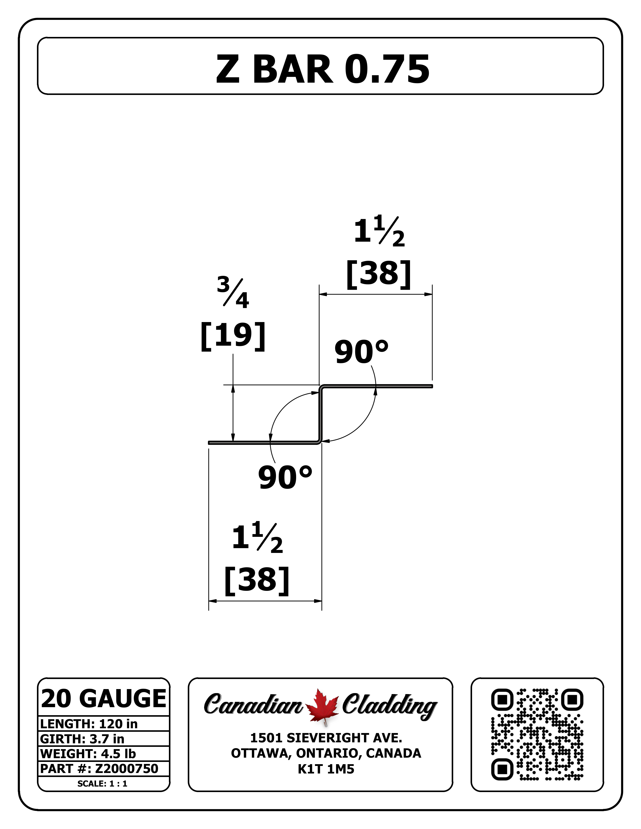 Z BAR 0.75
