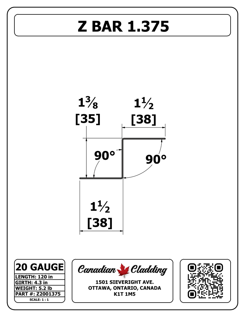 Z BAR 1.375