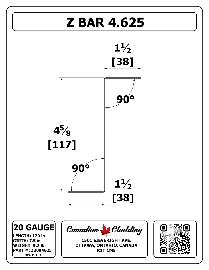 Z BAR 4.625
