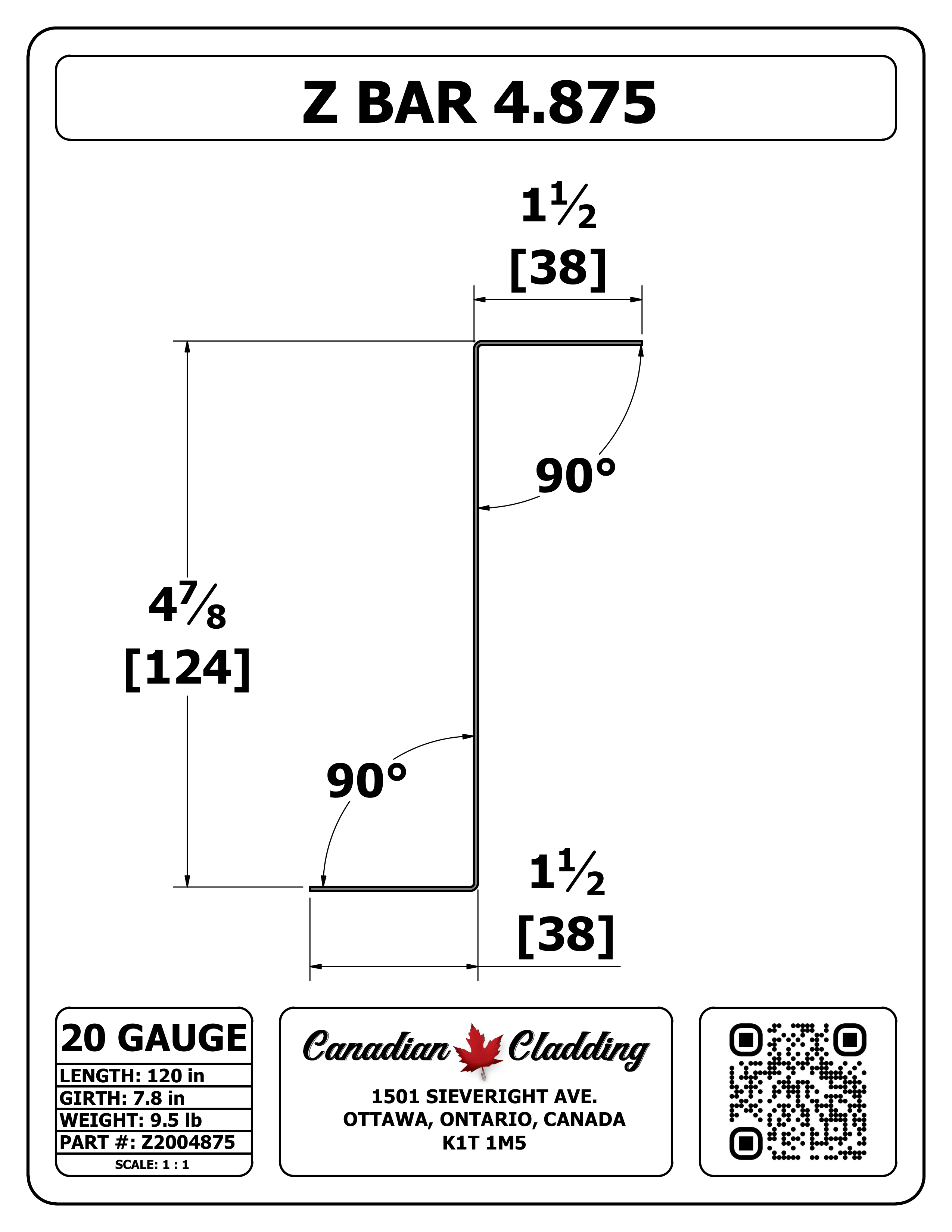 Z BAR 4.875
