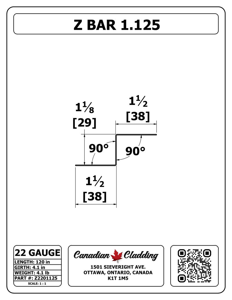 Z BAR 1.125