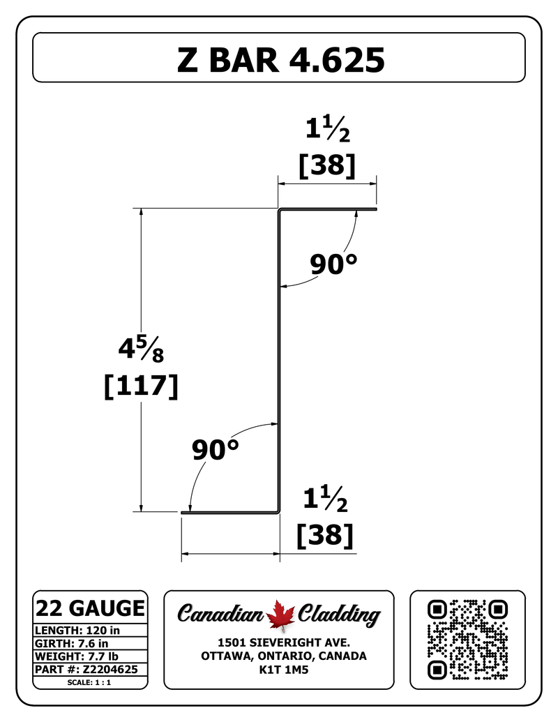 Z BAR 4.625
