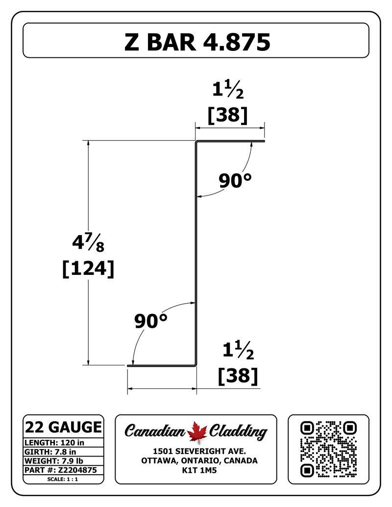 Z BAR 4.875