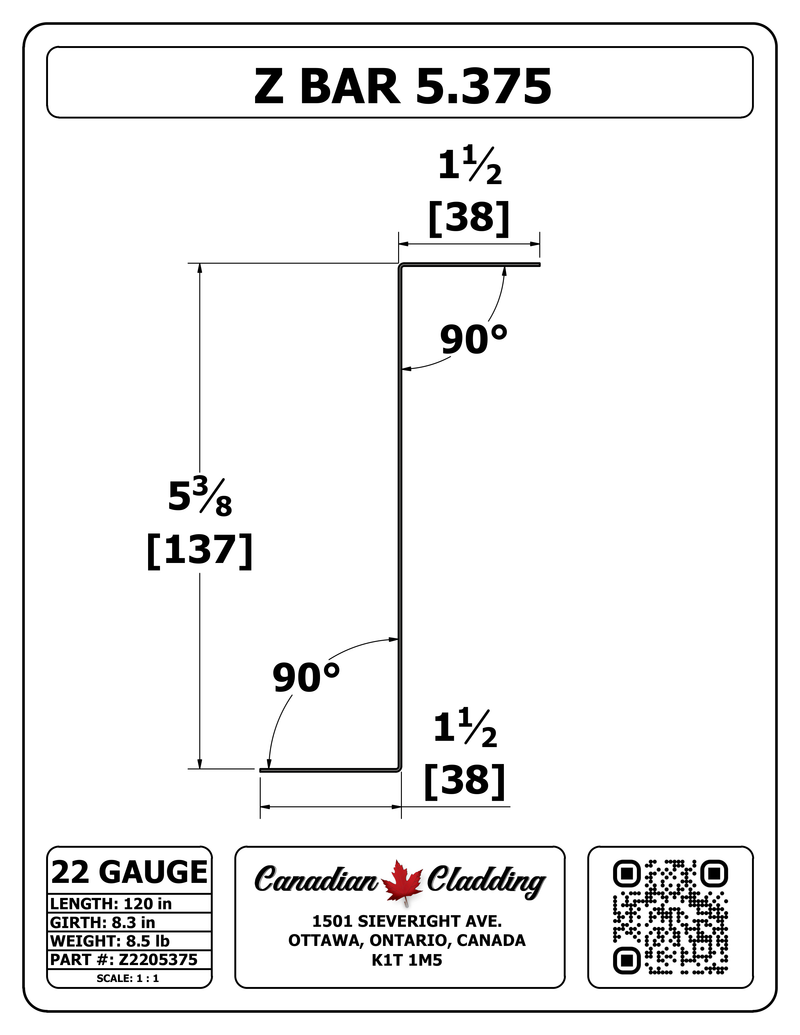 Z BAR 5.375